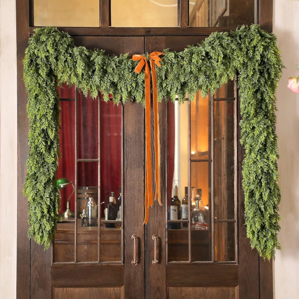 Garland for Home Fireplace Indoor Outdoor Holiday Party Decoration